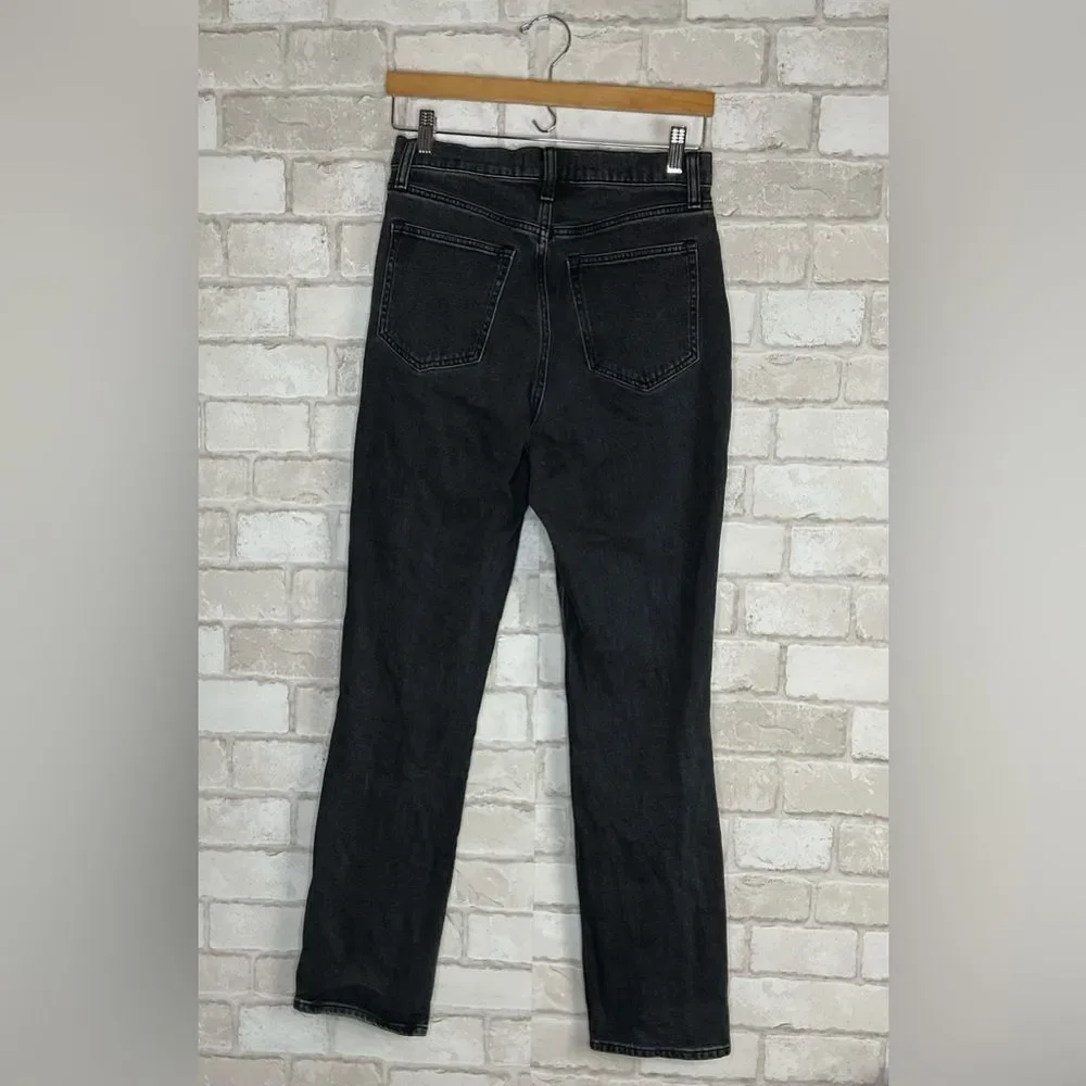 Abercrombie & Fitch Curve Love The Slim Straight Ultra High Rise Jeans Size 4